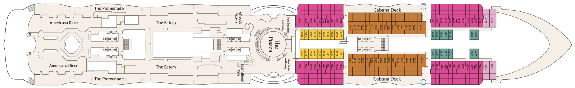 Deck 9 plan